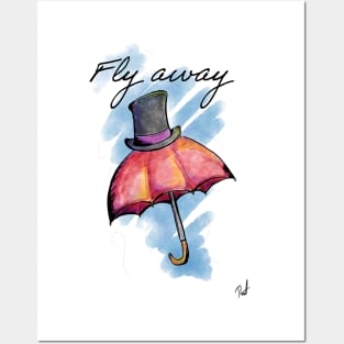 fly away Posters and Art
